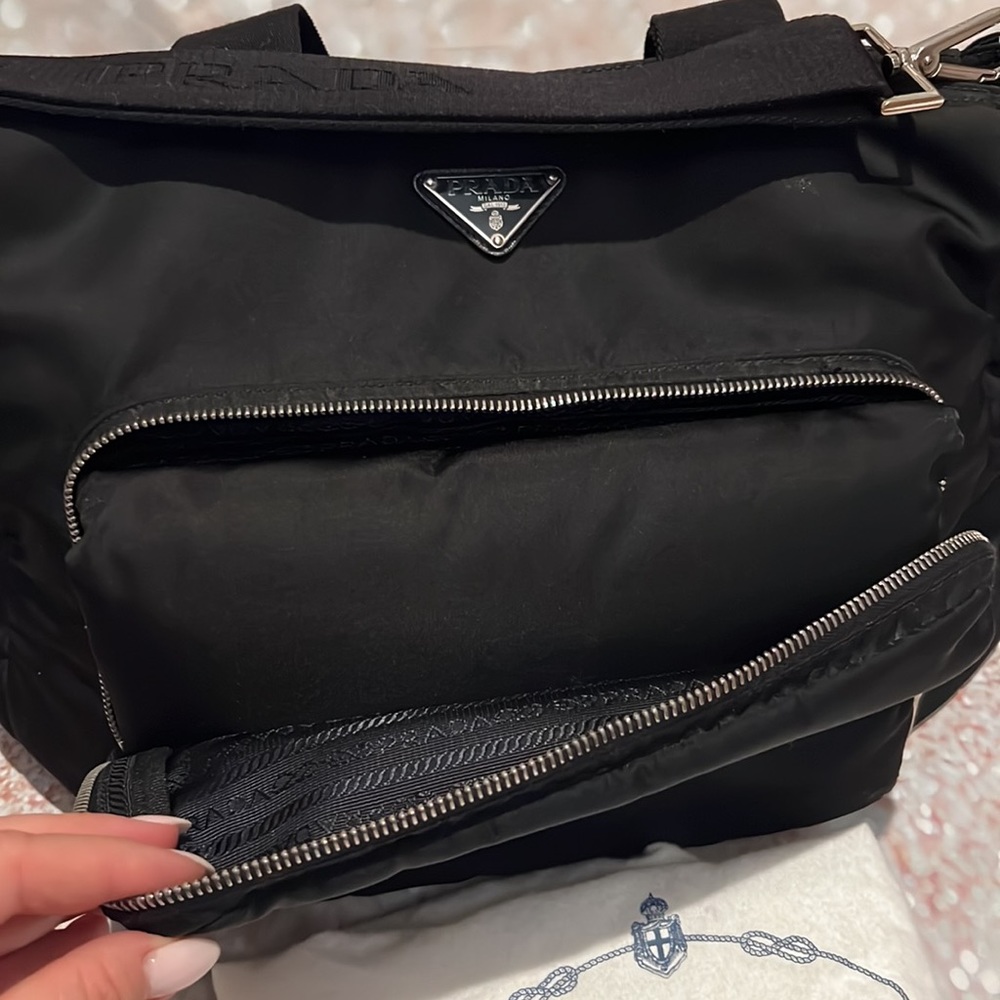 LIKE NEW! Prada Nylon Diaper Bag / Baby Bag - Picture 7 of 17